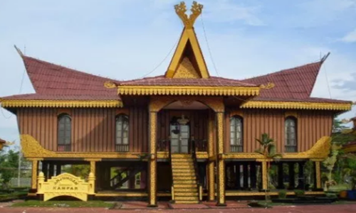 gambar rumah adat riau